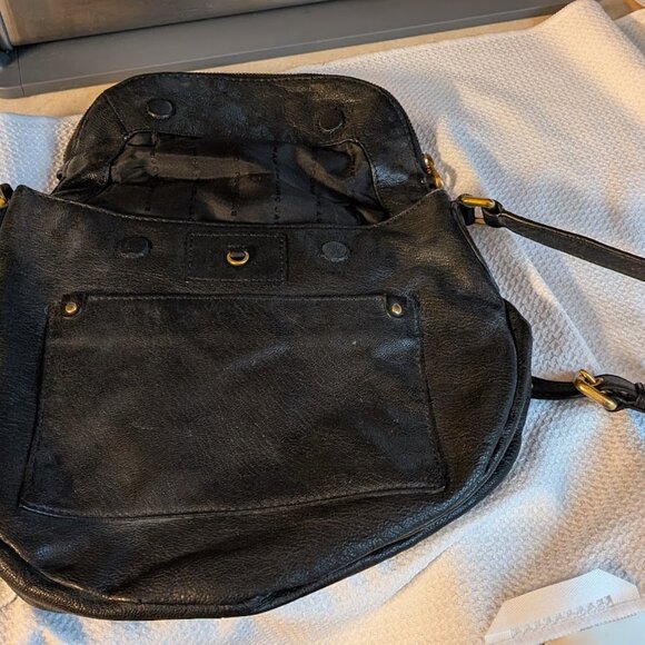 Marc by Marc Jacobs Black Leather Classic Q Natasha Crossbody Bag - Picture 4 of 5